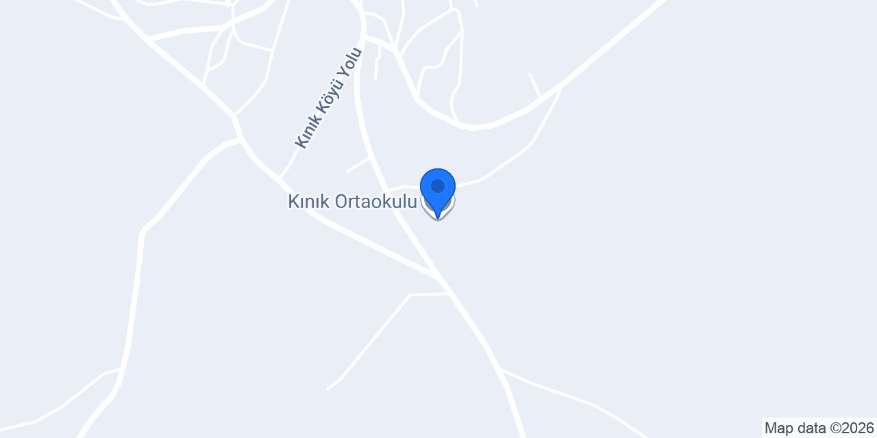 Kınık Ortaokulu konumu