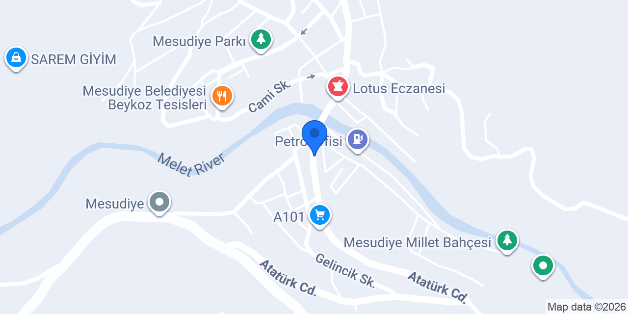 Sarıgül Kırtasiye konumu