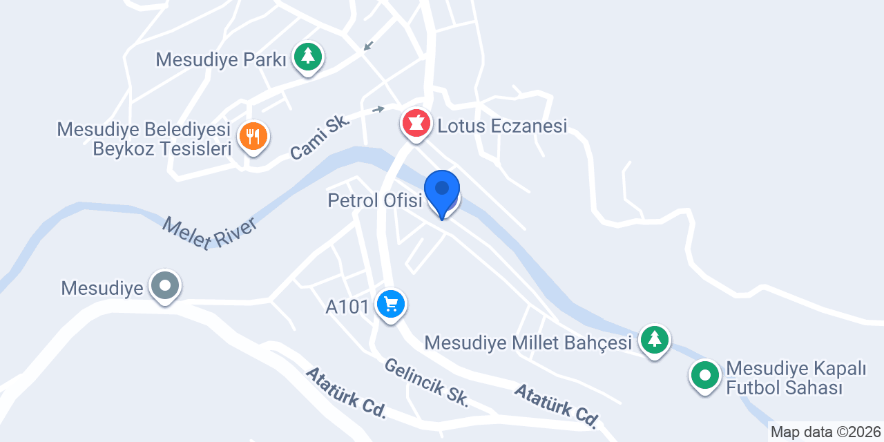 Petrol Ofisi konumu
