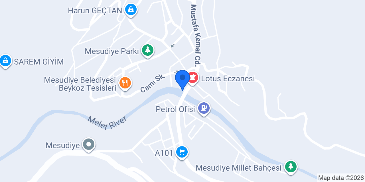 Melet Yayla konumu