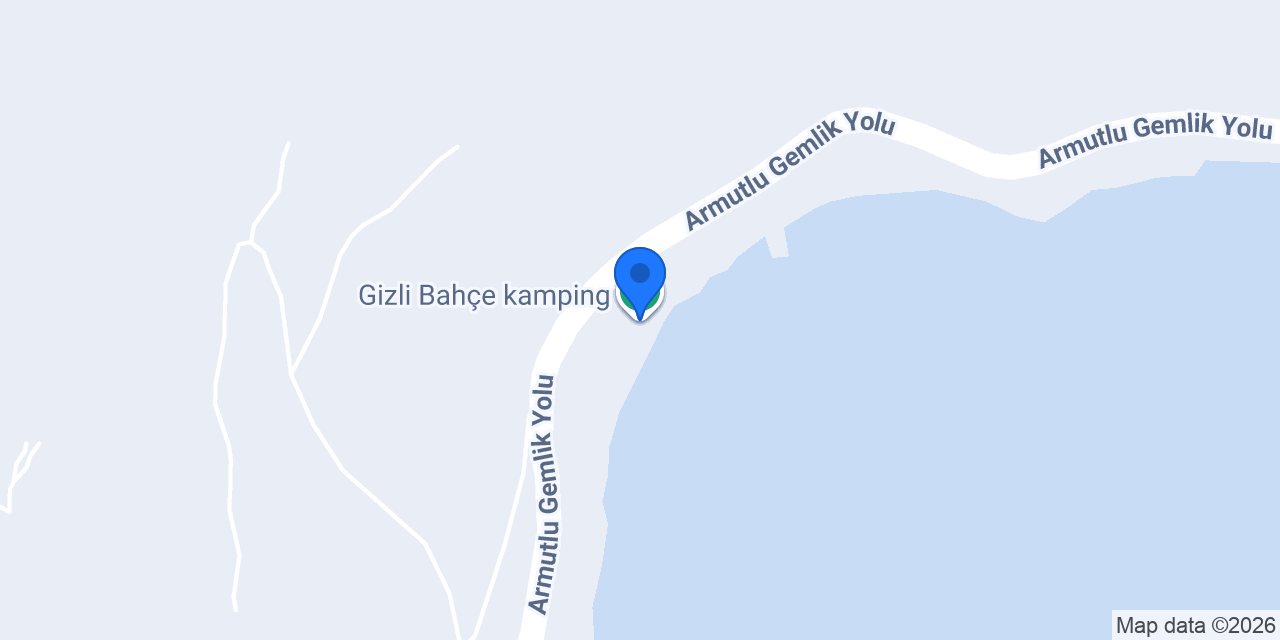 Gizli Bahçe kamping konumu