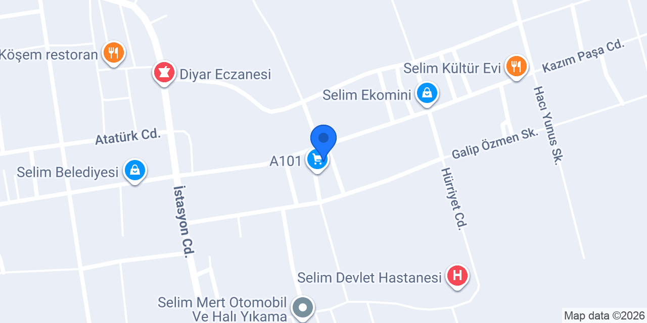 Kar Taneleri Cafe Restaurant (S.S. Selim Kadın Girişimi Üretim ve İşletme Kooperatifi) konumu
