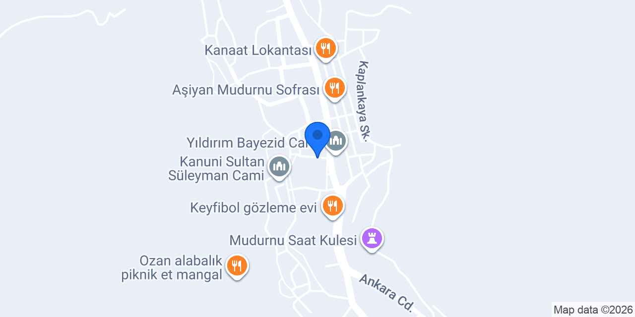 Melek Hotels Mudurnu Tekkeliler Konağı konumu