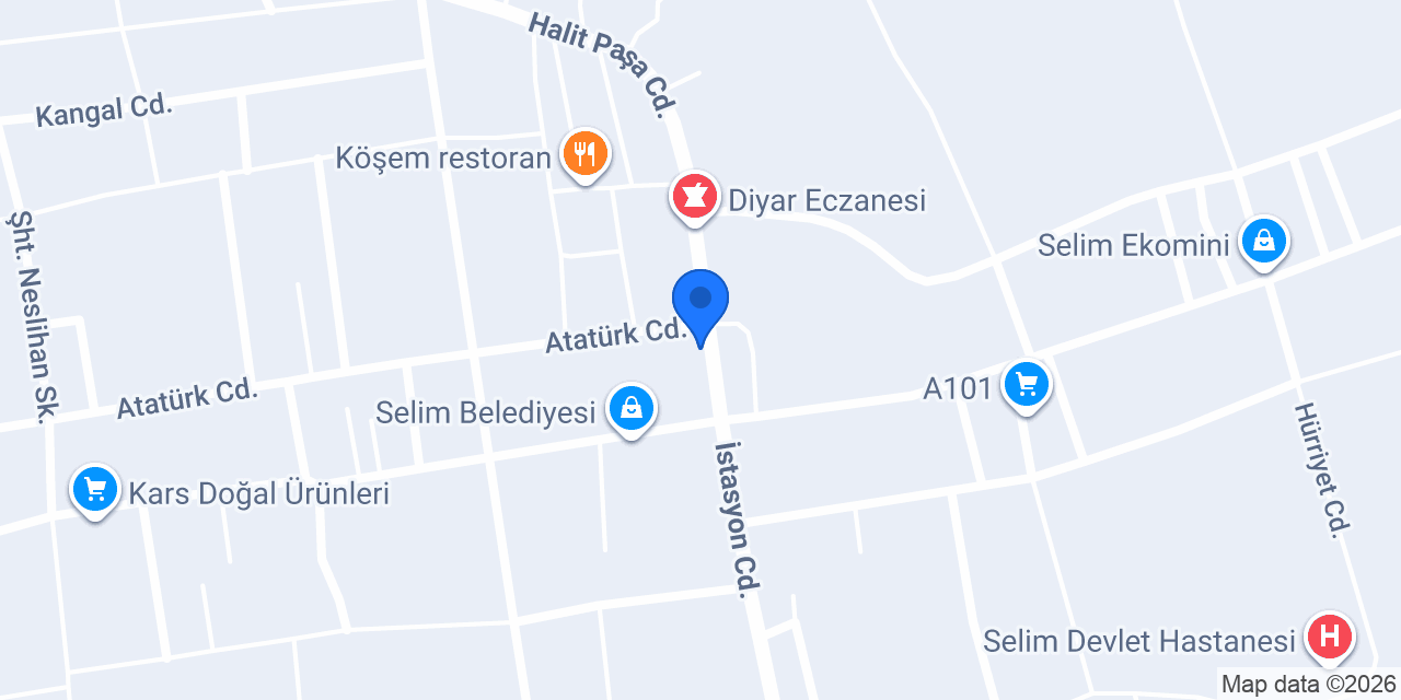Çağlar Kırtasiye konumu