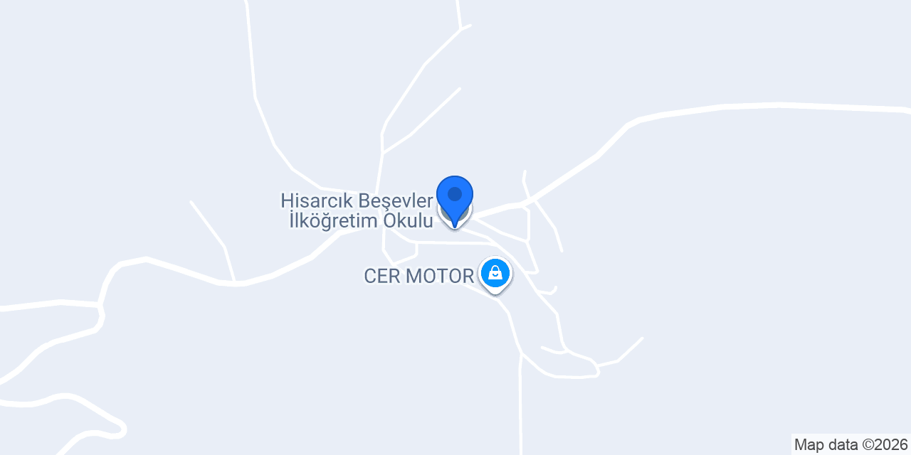 Hisarcık Beşevler İlköğretim Okulu konumu