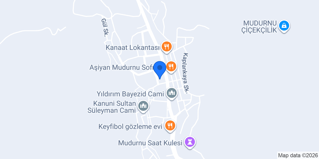 Mudurnu taksi konumu