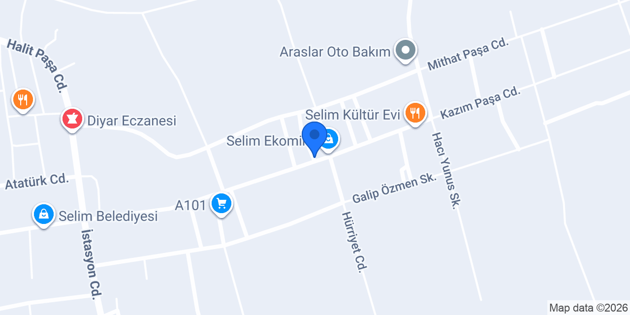 Atmaca Mermer konumu