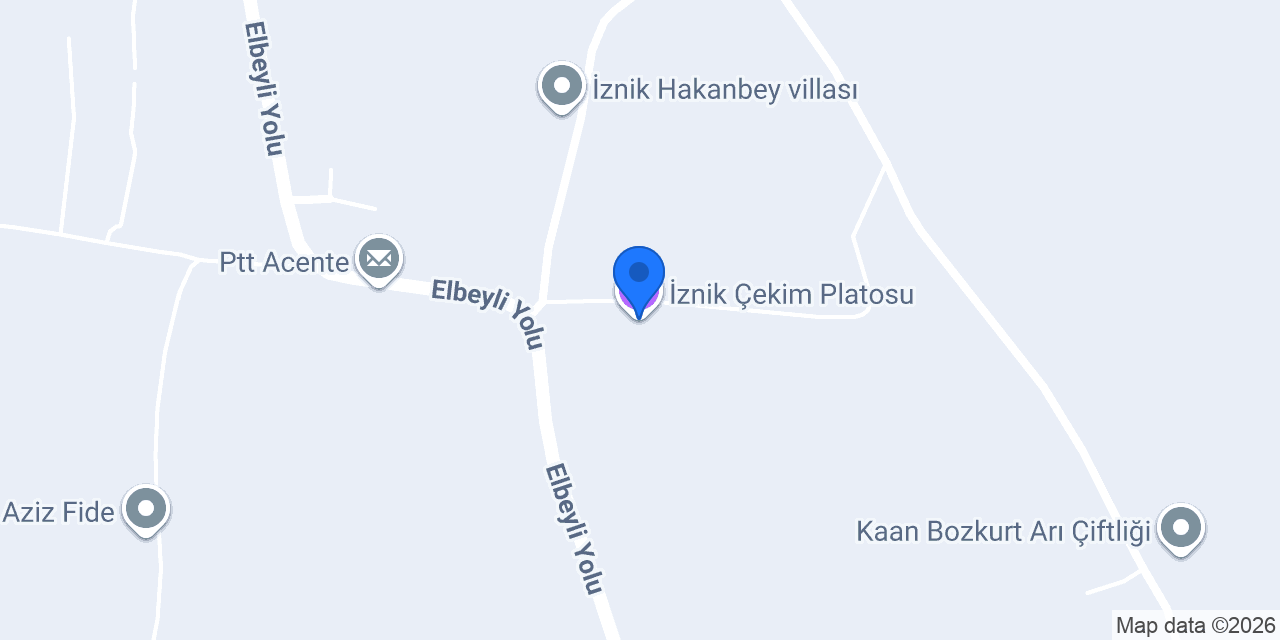 İznik Çekim Platosu konumu