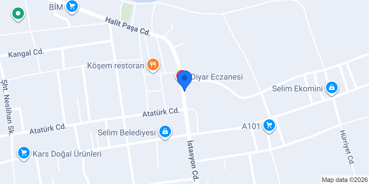 Seyran Cafe Pastane konumu