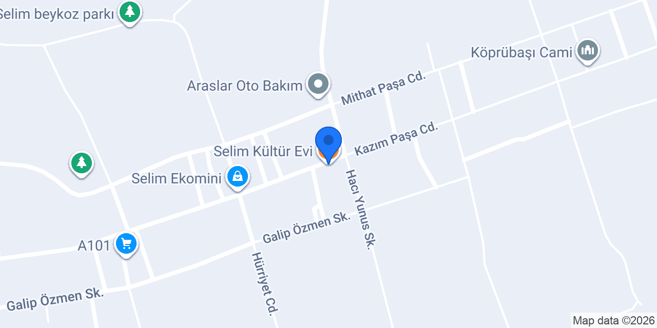 Selim Kültür Evi konumu