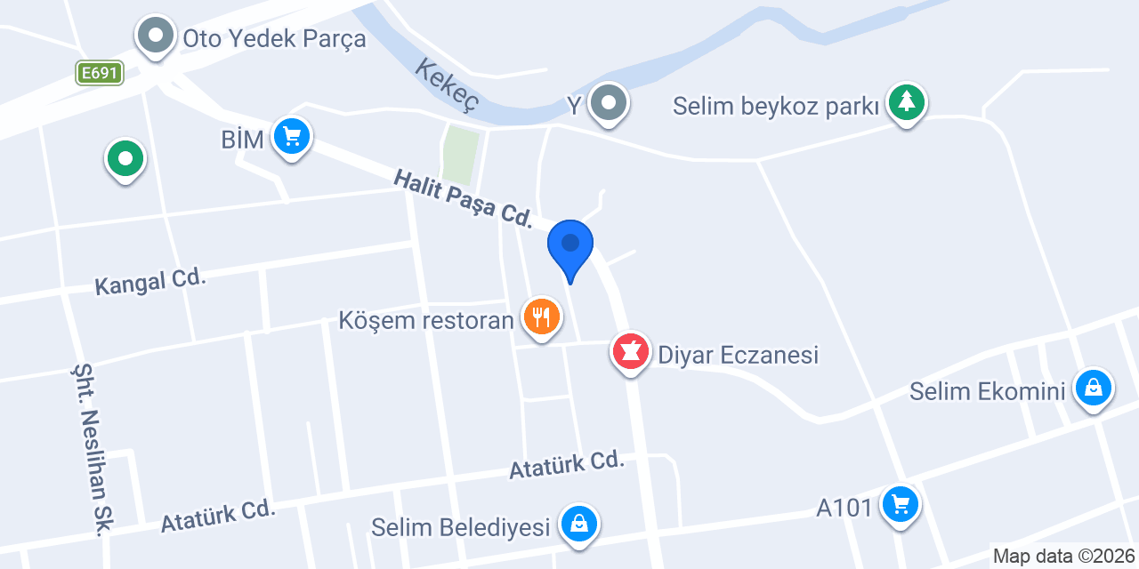 EMEK VETERİNER KLİNİĞİ konumu