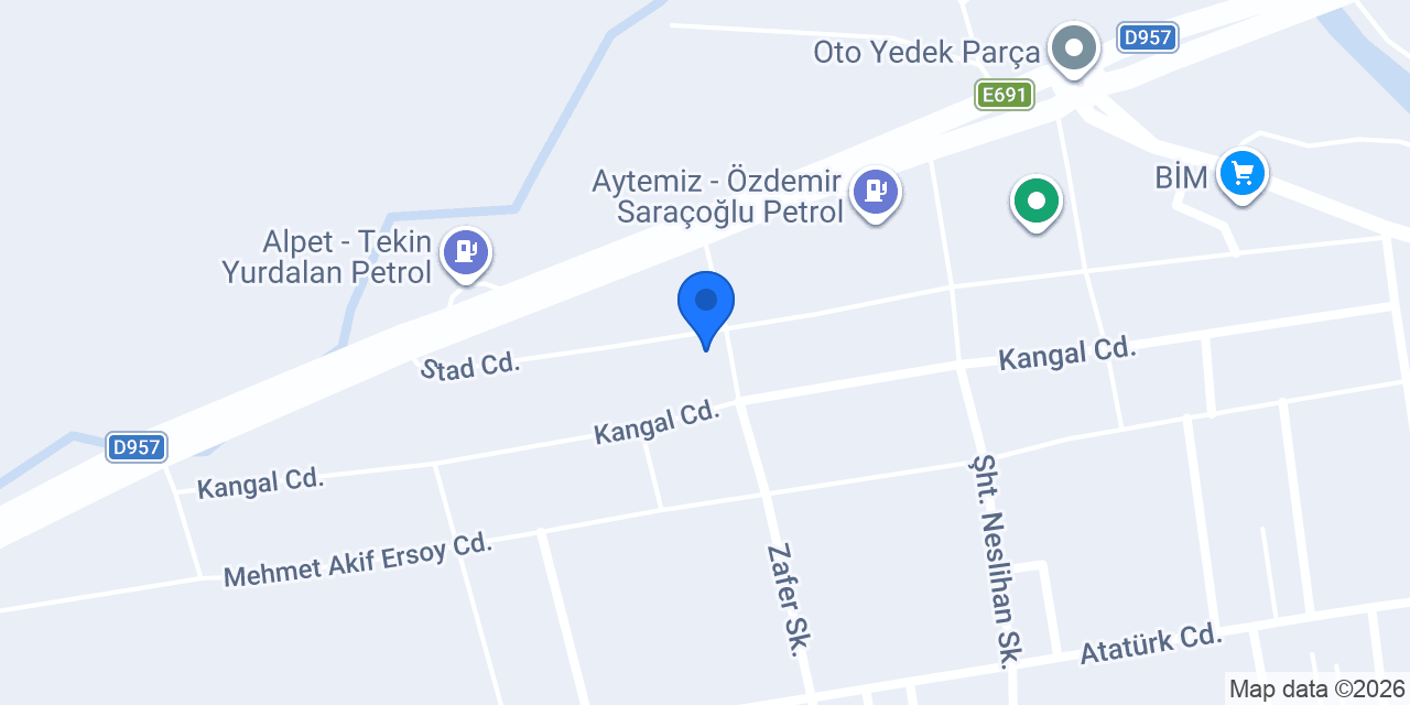 Daşdemir gıda konumu