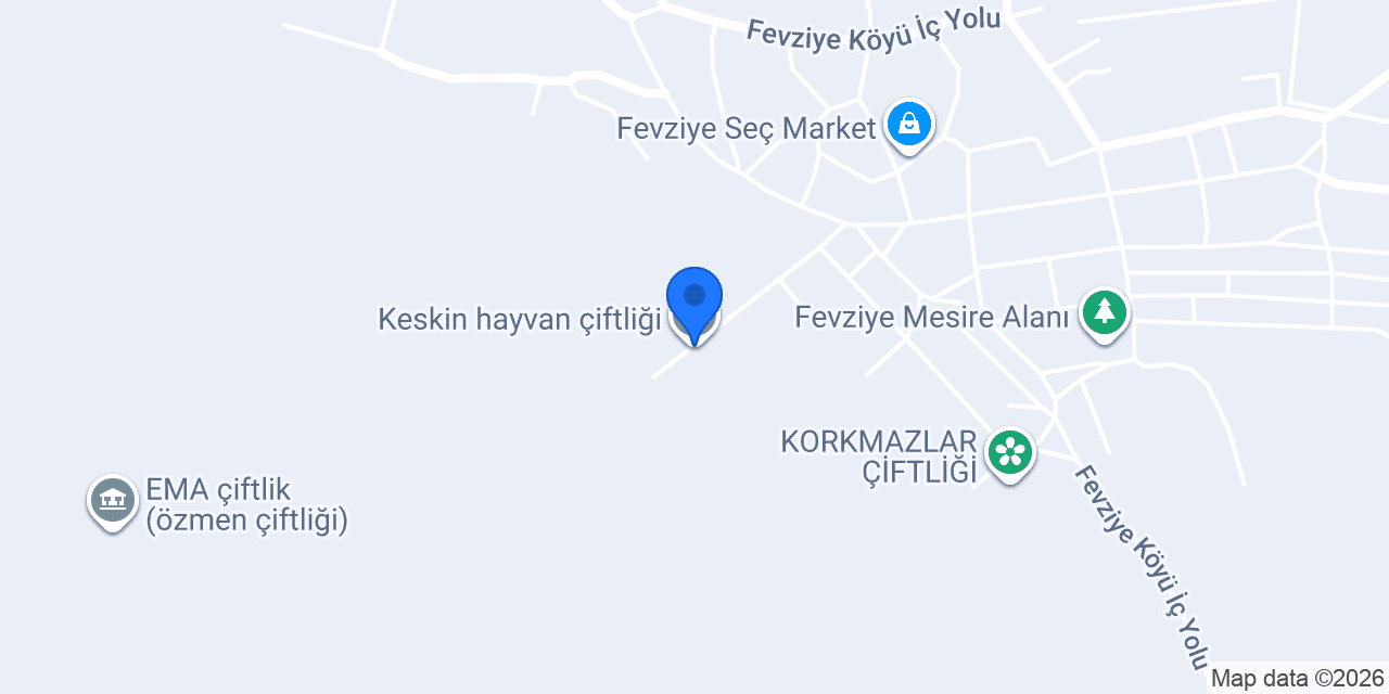 Keskin hayvan çiftliği konumu