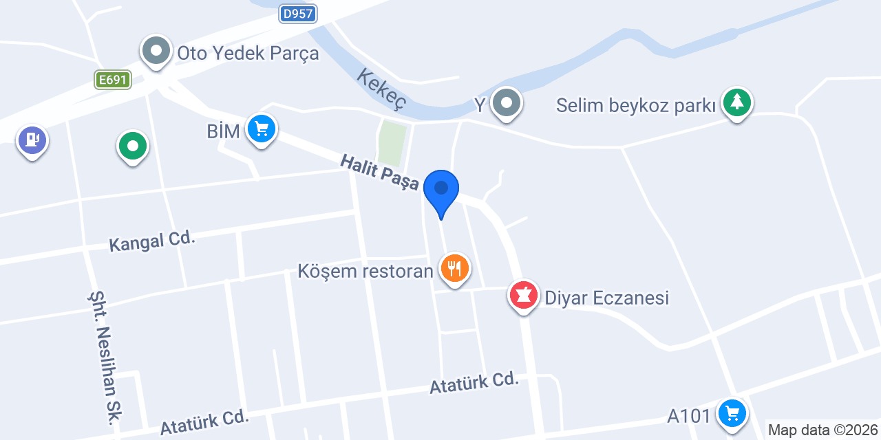 Şahismail Oğulları Nalbur konumu