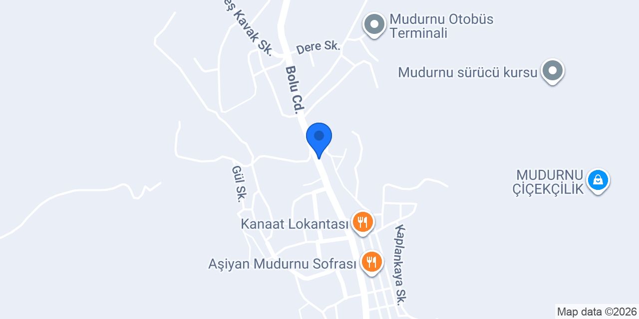 Mudurnu Manavı konumu