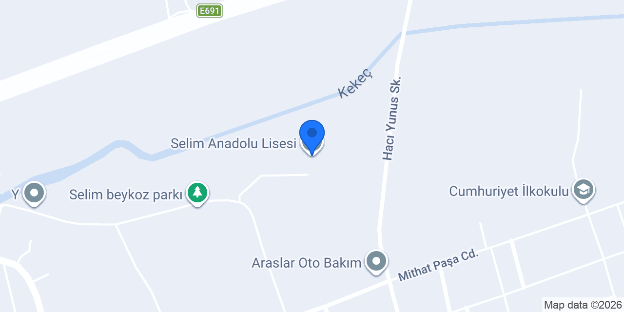 Selim Anadolu Lisesi konumu
