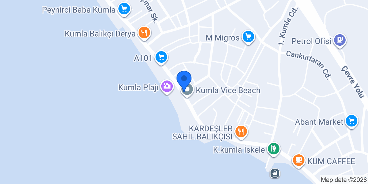Palmiye Dondurma konumu