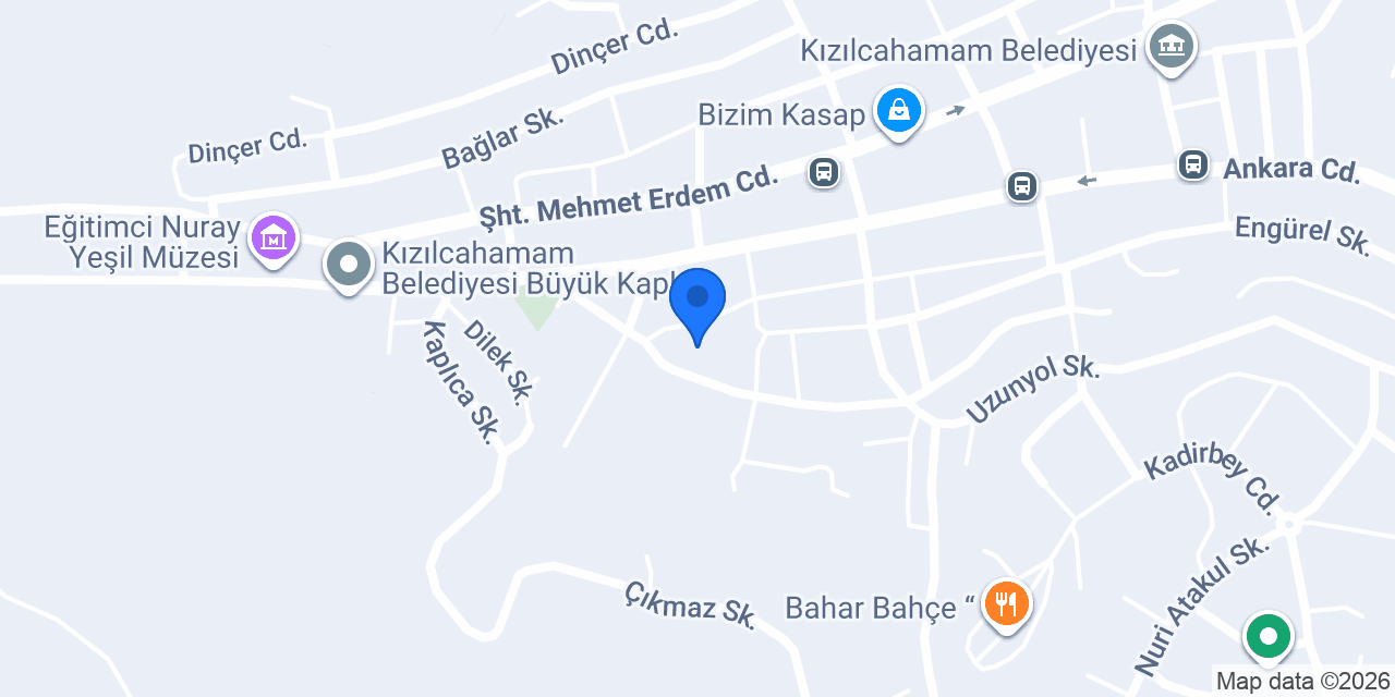 Başak Termal Hotel konumu