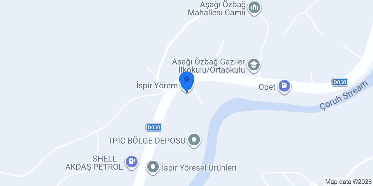 İspir Yörem konumu