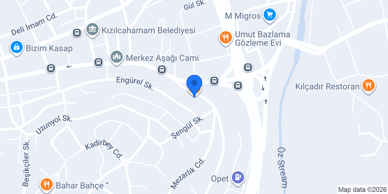 Ergün Bazlama konumu