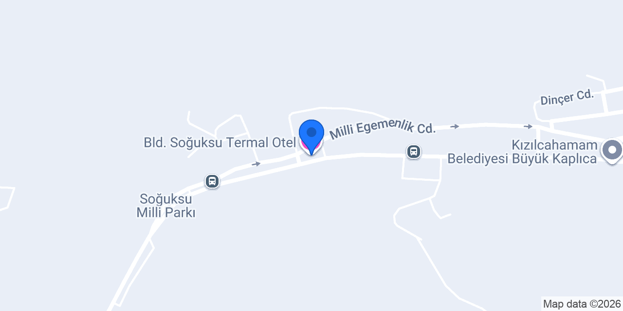 Bld. Soğuksu Termal Otel konumu