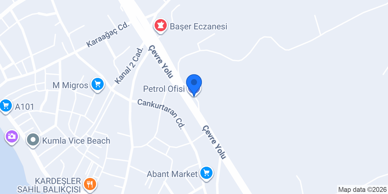 Petrol Ofisi konumu