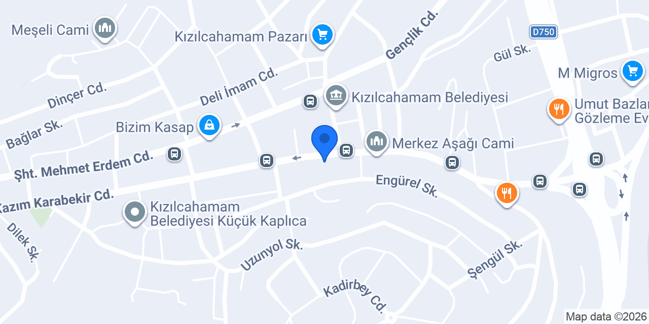 VakıfBank Kızılcahamam Şubesi konumu
