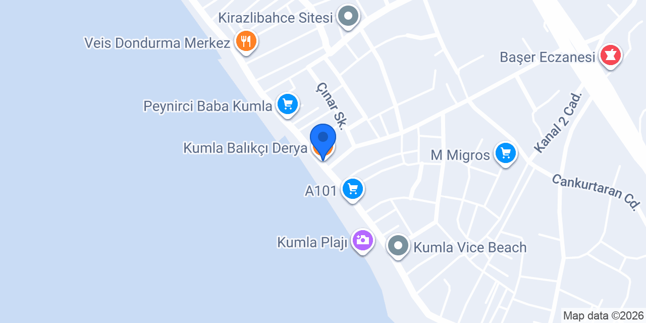 Kumla Balıkçı Derya konumu