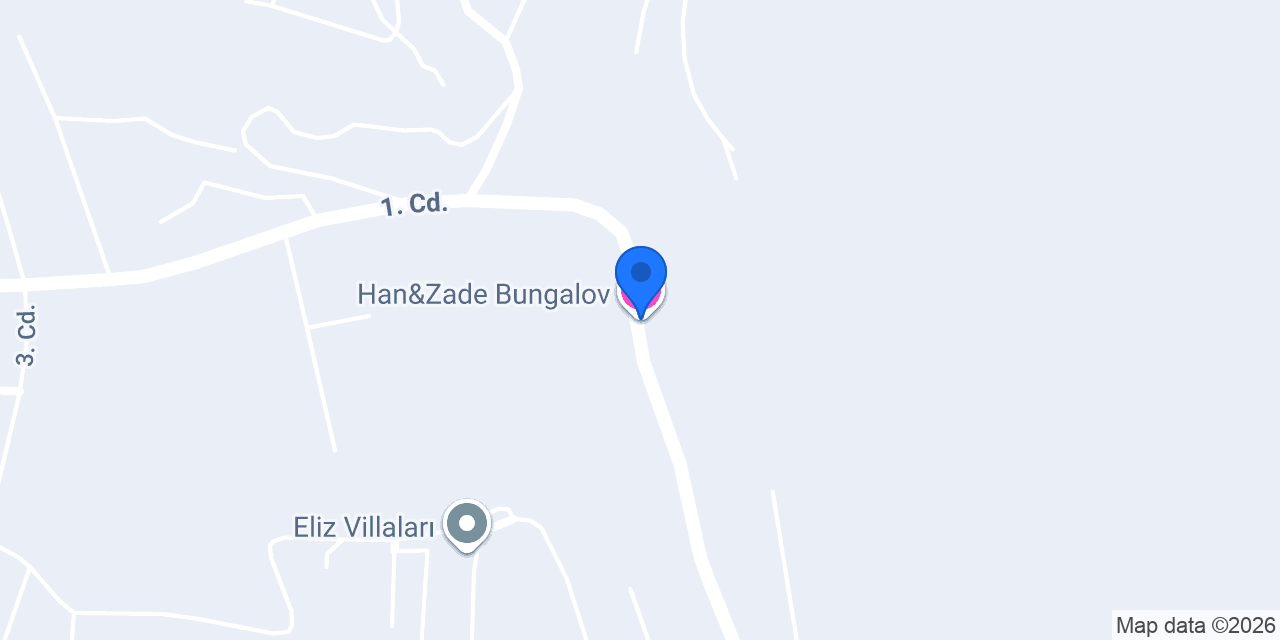 Han&Zade Bungalov konumu