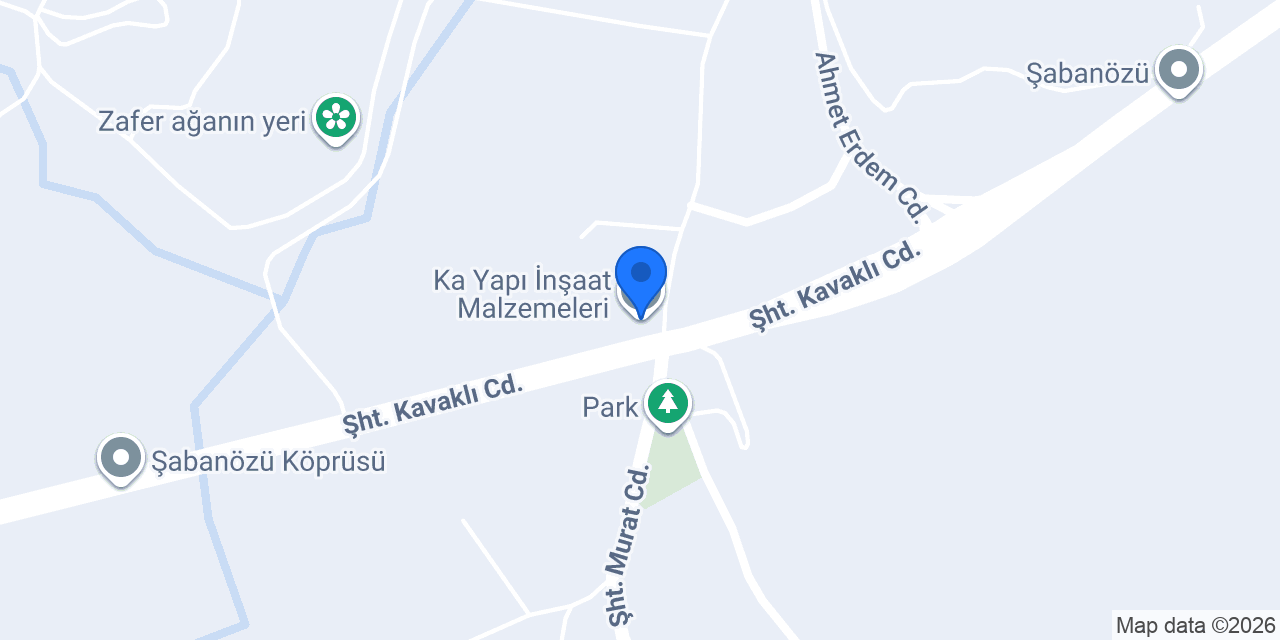 Ka Yapı İnşaat Malzemeleri konumu