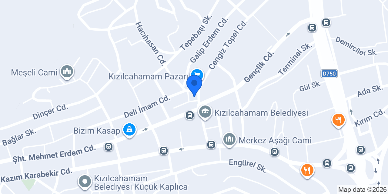 Öz-er Pide Salonu konumu