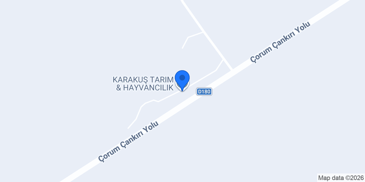 KARAKUŞ TARIM & HAYVANCILIK konumu
