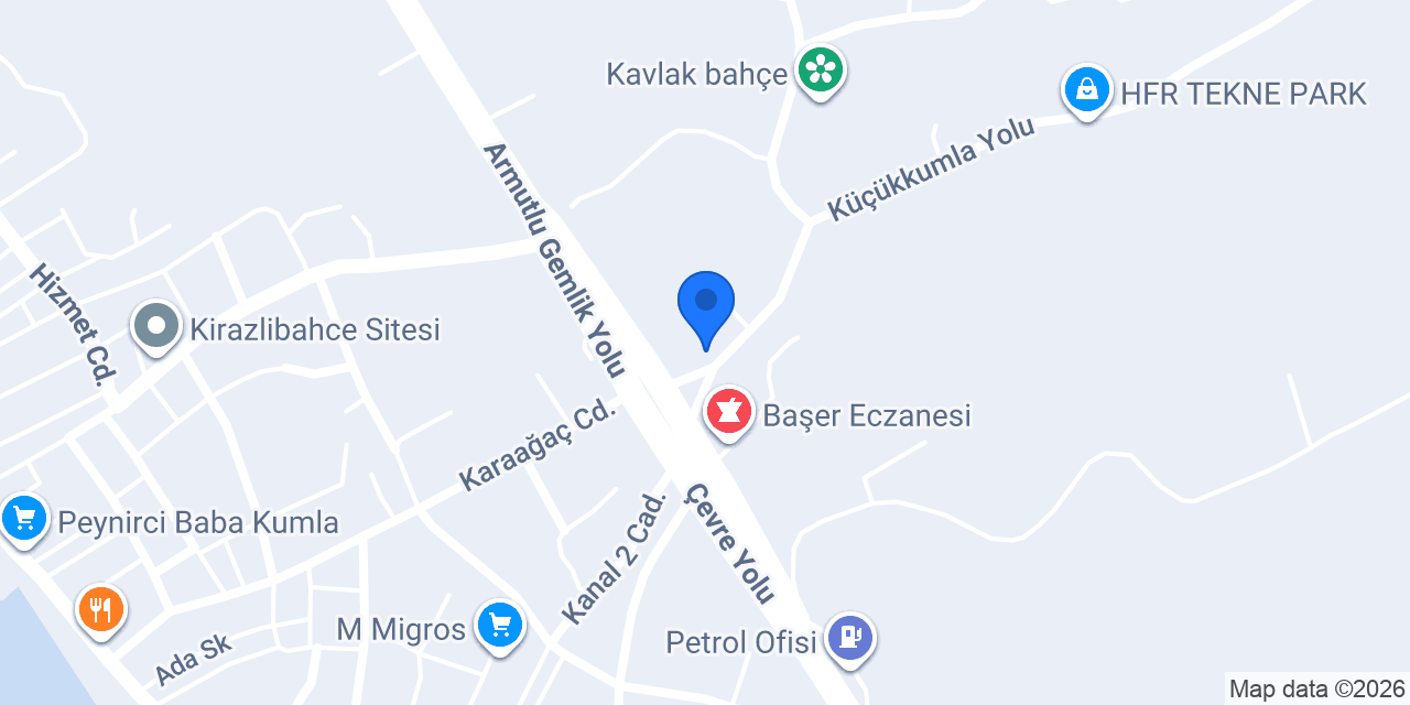 Ali Kütahya İlkokulu konumu