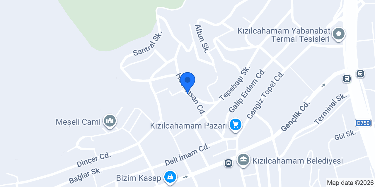 Üçbey bazlama konumu