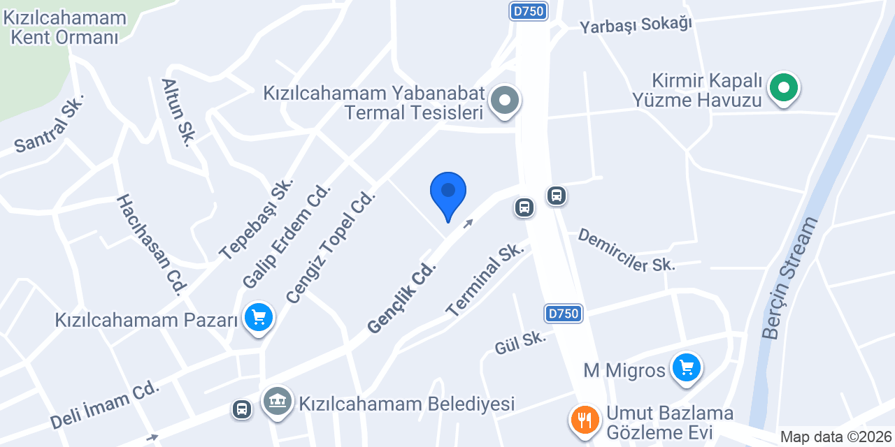 Çağatay Ortaokulu konumu