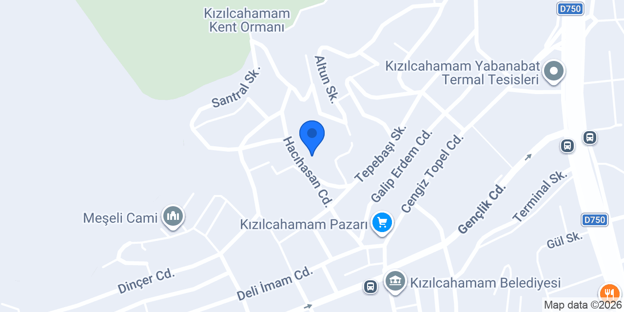 Kızılcahamam Nur Çevik Eczanesi konumu