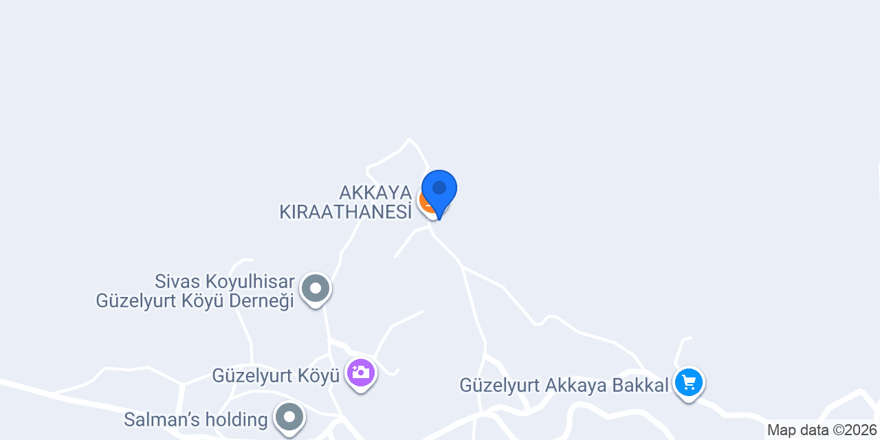 AKKAYA KIRAATHANESİ konumu