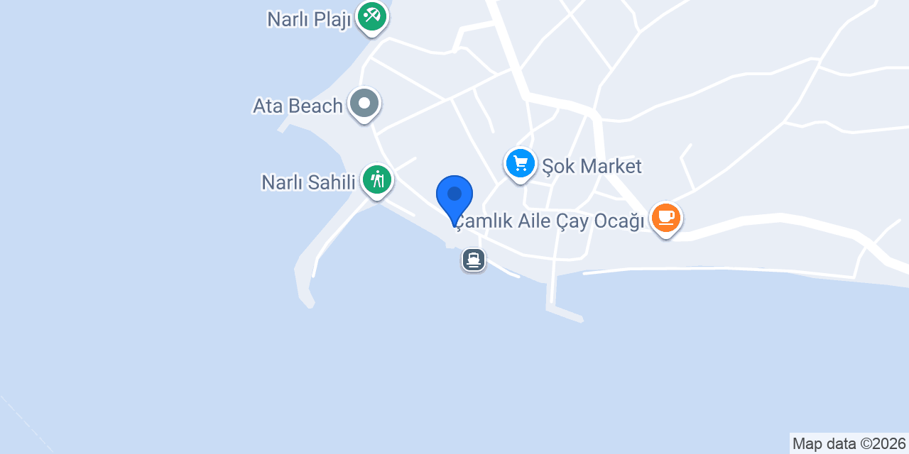 Narlı Su Ürünleri Kooperatifi Lokali konumu