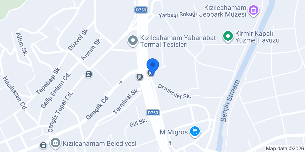 Kızılcahamam Lisesi konumu