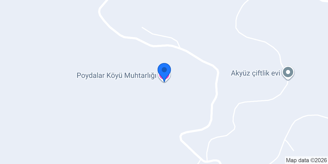Poydalar Köyü Muhtarlığı konumu