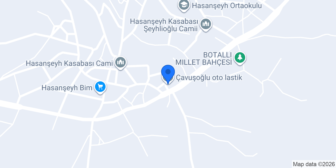 Çavuşoğlu oto lastik konumu