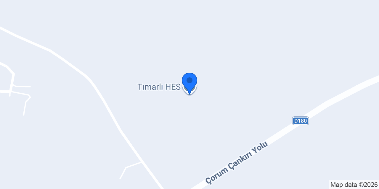 Tımarlı HES konumu