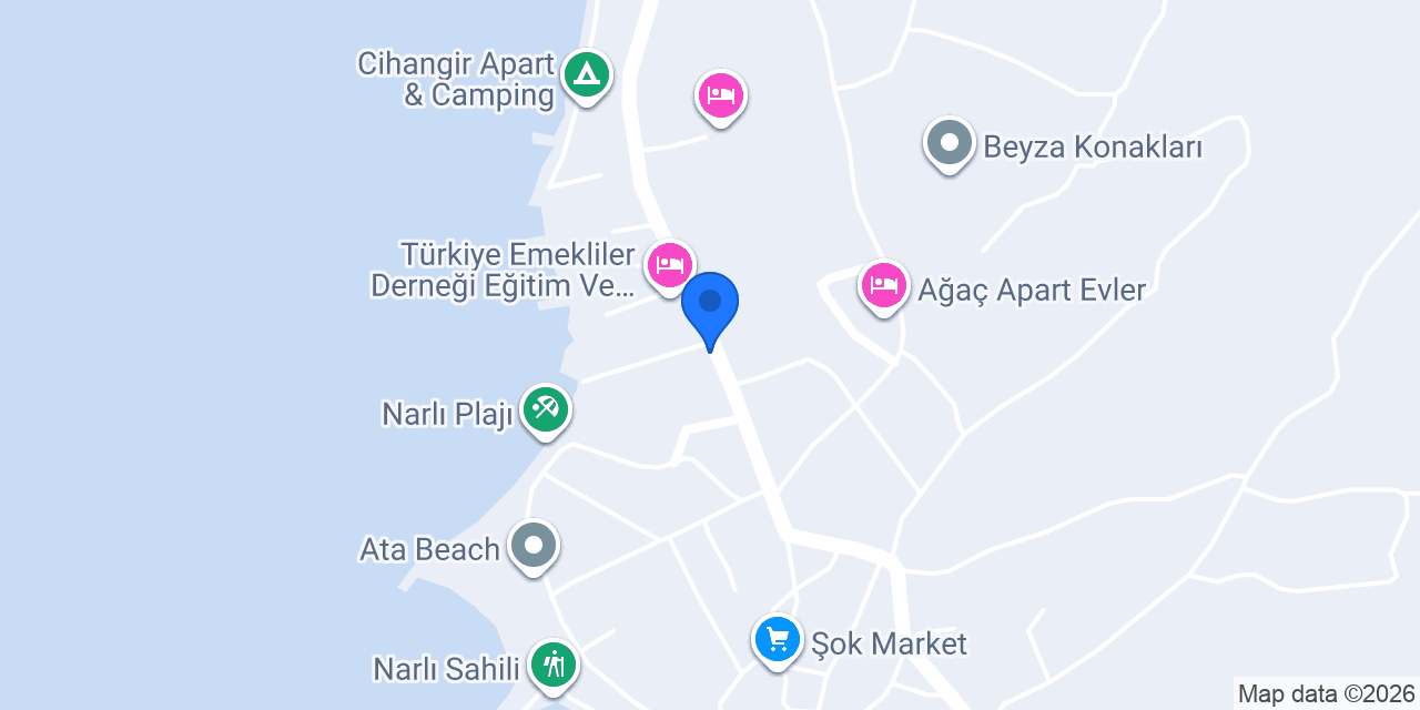 Narlı Mavi Büfe konumu
