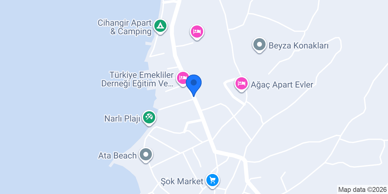 Şirin Pansiyon konumu