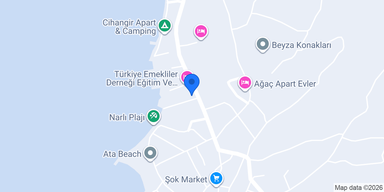 Asya Apart Pansiyon konumu