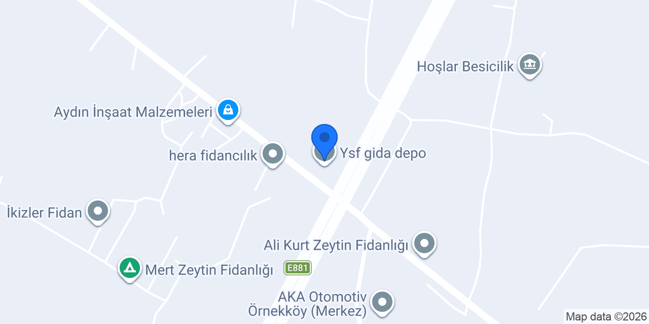 Ysf gida depo konumu