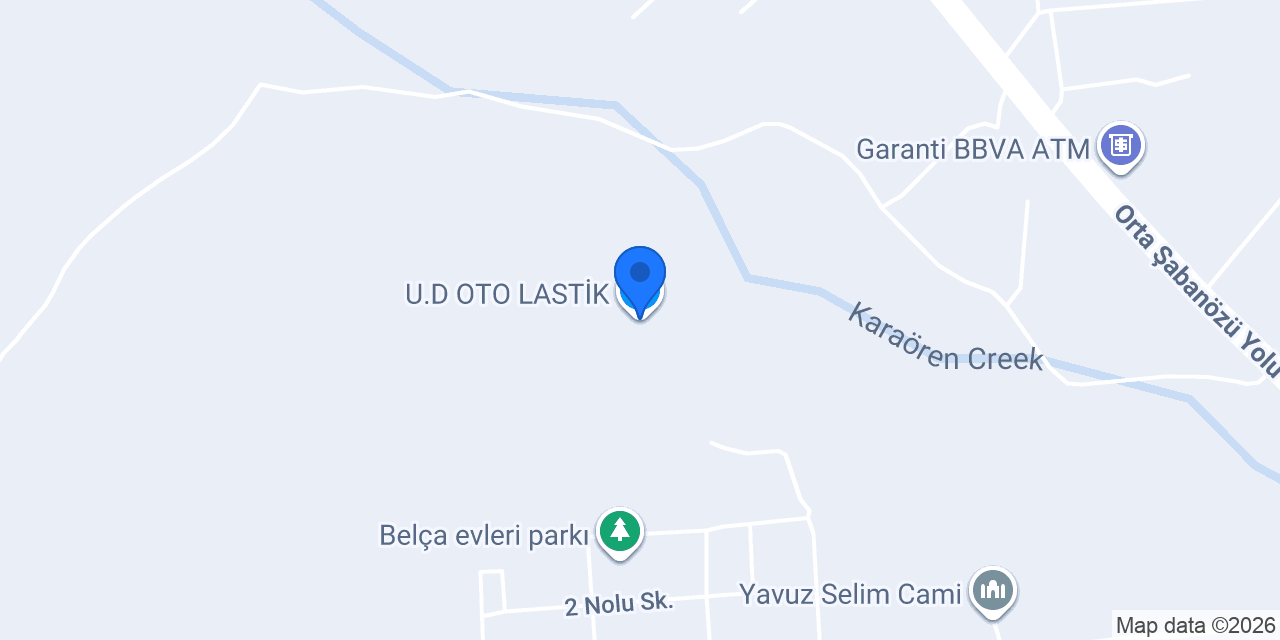 U.D OTO LASTİK konumu