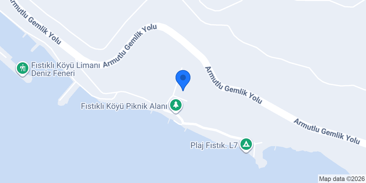 Fıstıklı Kavacık Apart Pansiyon konumu