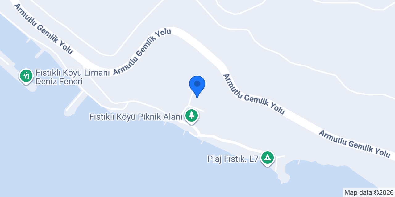 Ülkü Pansiyon konumu