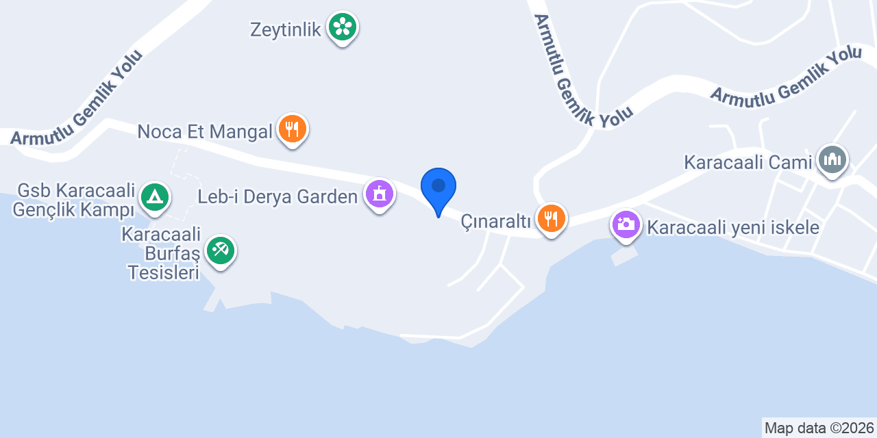 Huzur Motel & Restoran konumu